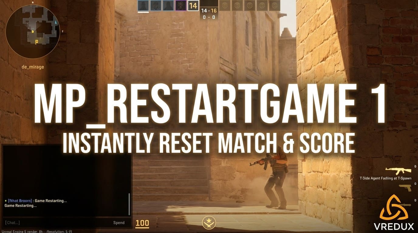 how to restart round in cs2